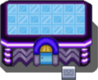 Bâtiment violet