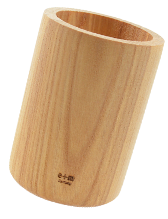 Pot de crayon en bois
